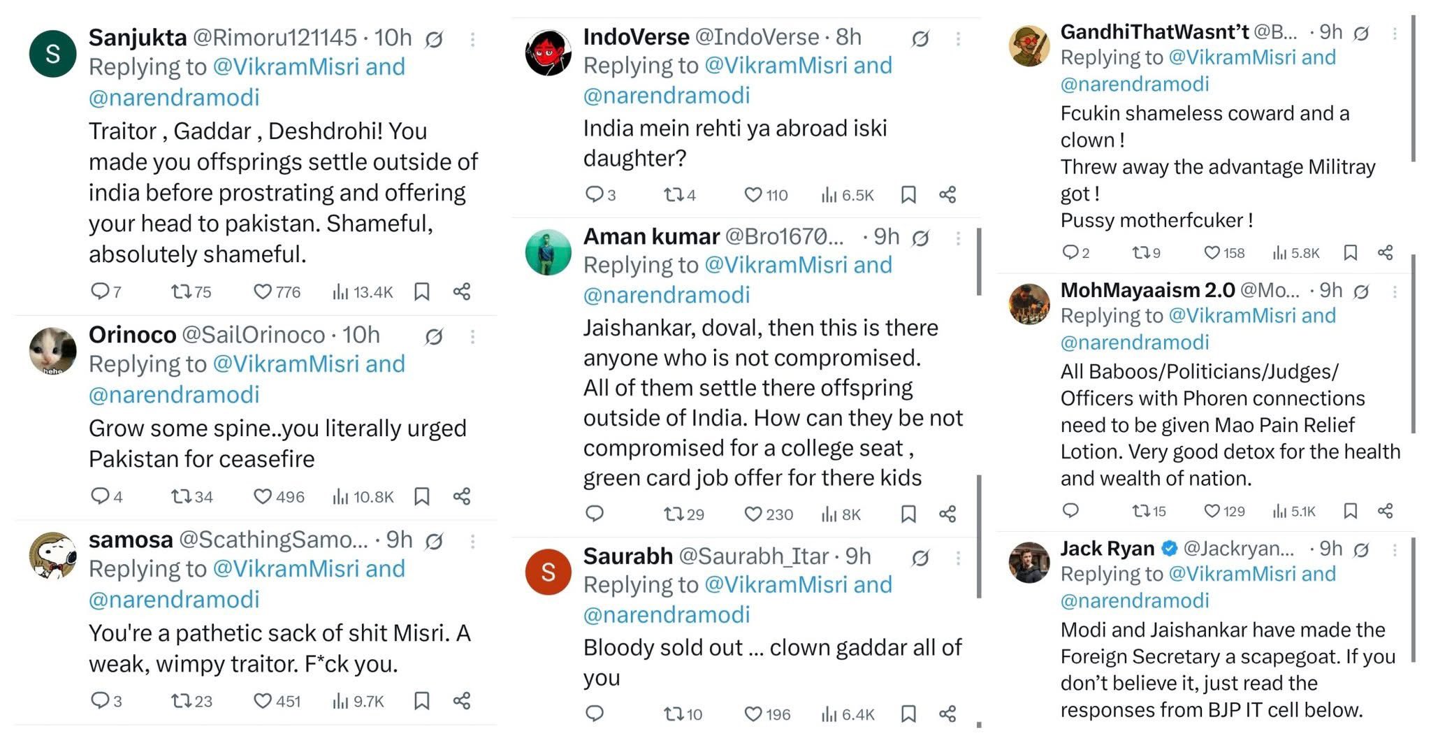 Vikram Misri Gets troll